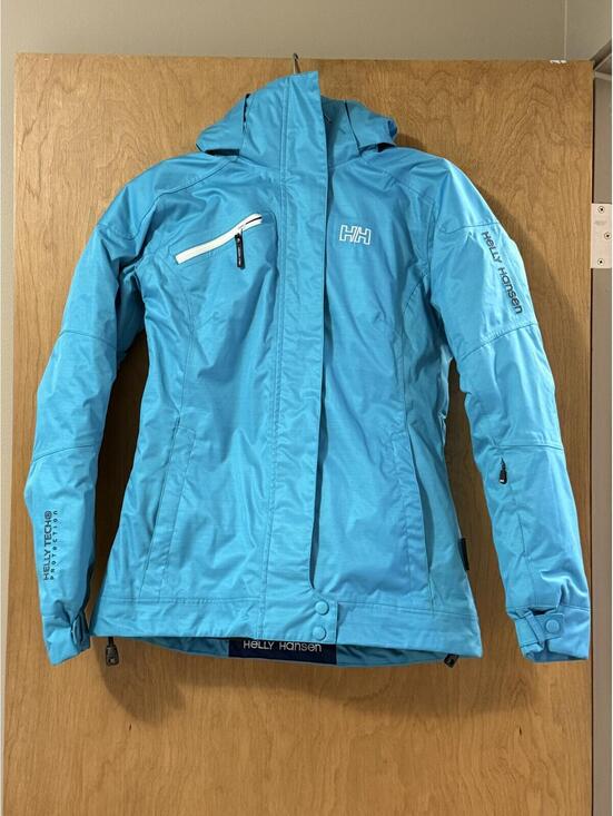 Helly Hansen Jackets & Blazers - Helly Hansen Helly Tech Ski Jacket Aqua Blue Fitted Women's Small
